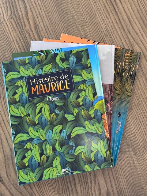 Livre Coffret Histoire de Maurice 4 tomes