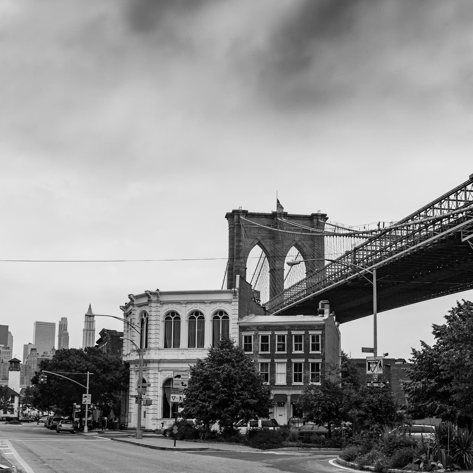 Brooklyn under clouds