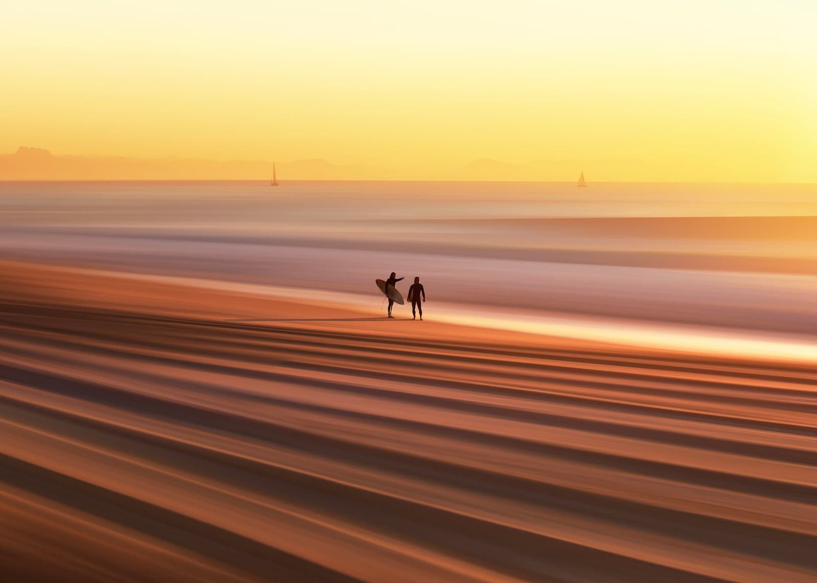 Sunset direction
