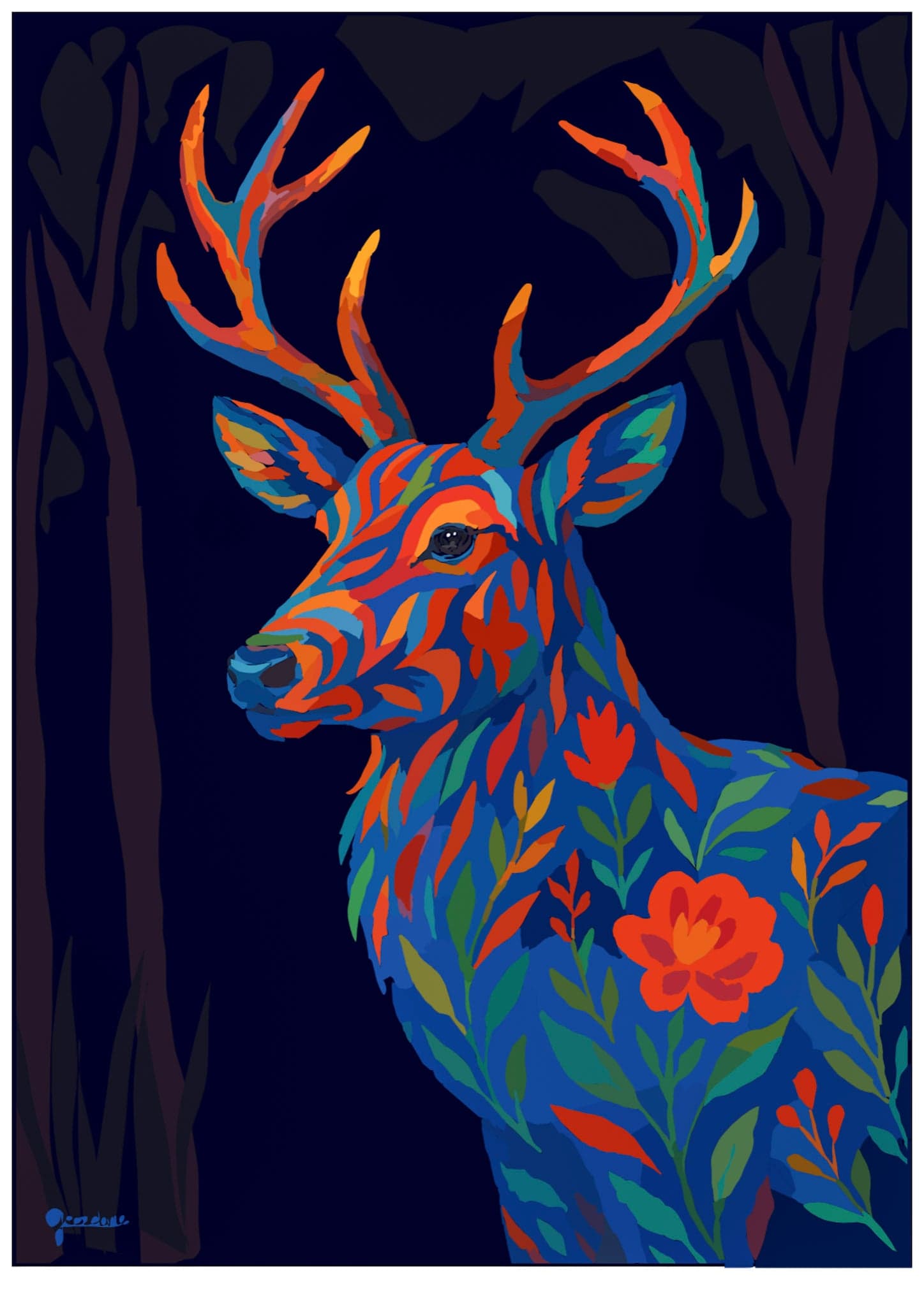 Painted Deer 